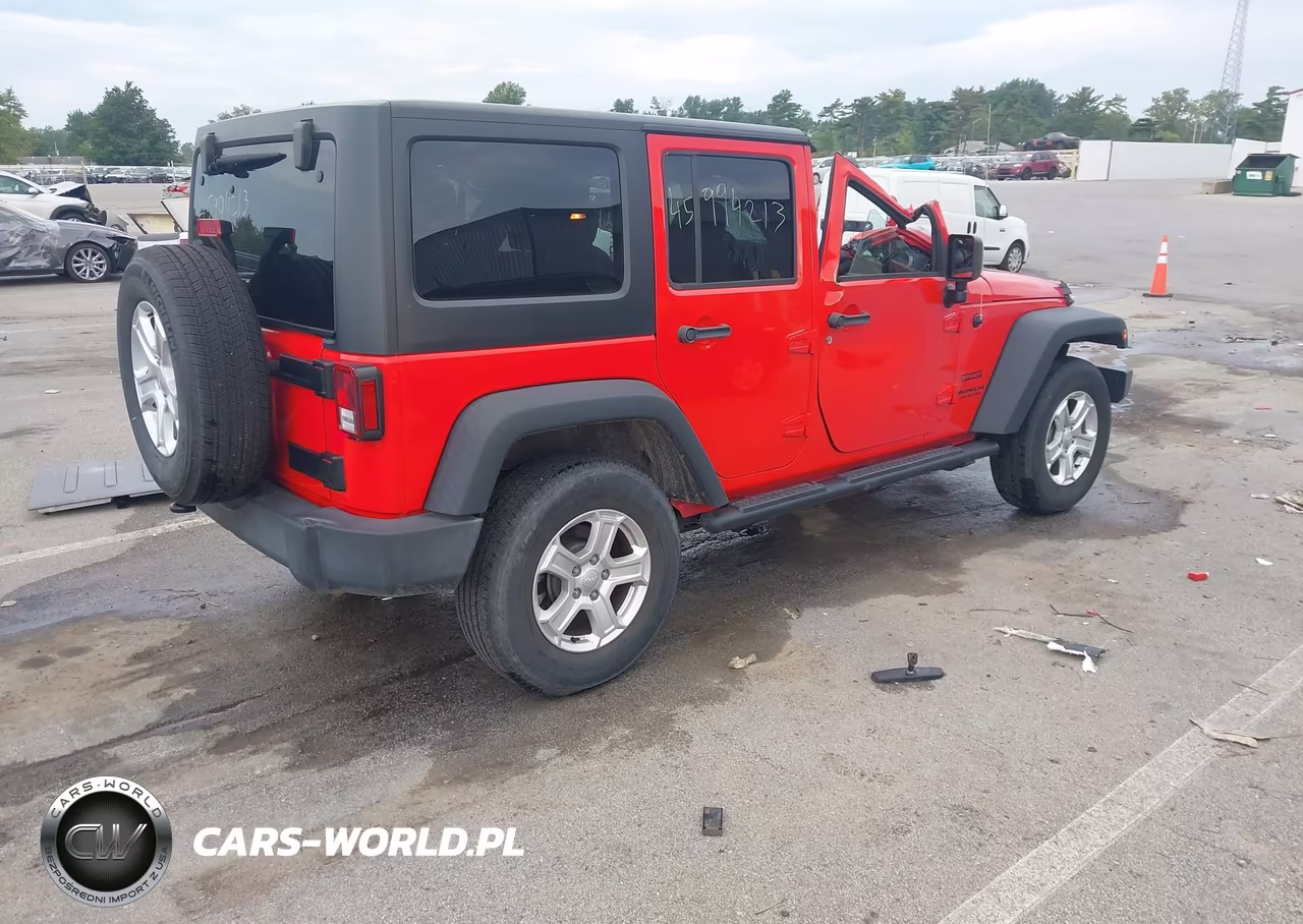 2017 Jeep Wrangler Unlimited Sport 4X4 VIN:1C4BJWDG1HL722085 - 4
