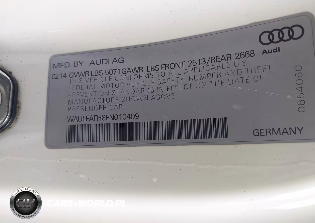 2014 Audi A5 2.0T Premium VIN:WAULFAFH8EN010409 - 9