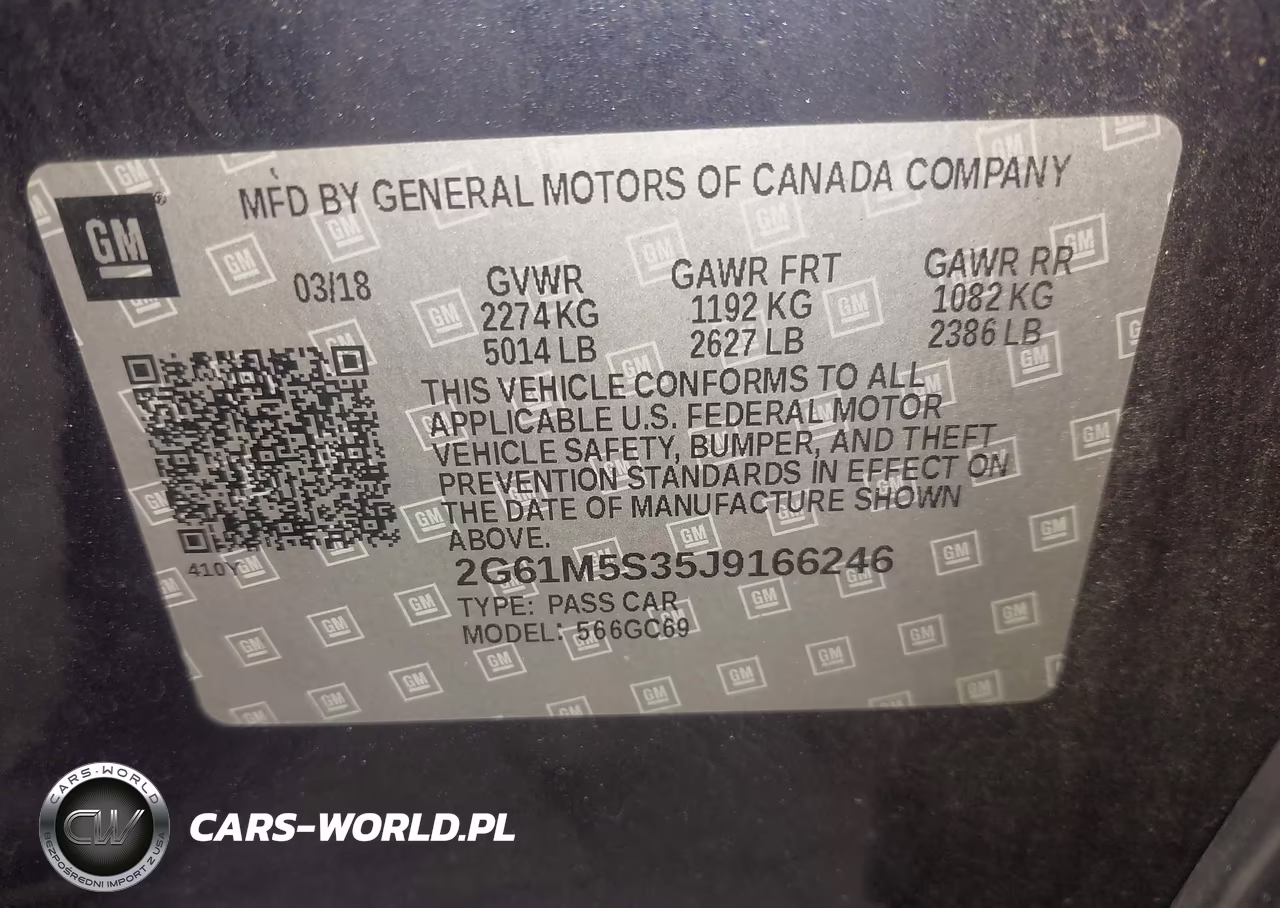 2018 Cadillac Xts Luxury VIN:2G61M5S35J9166246 - 9