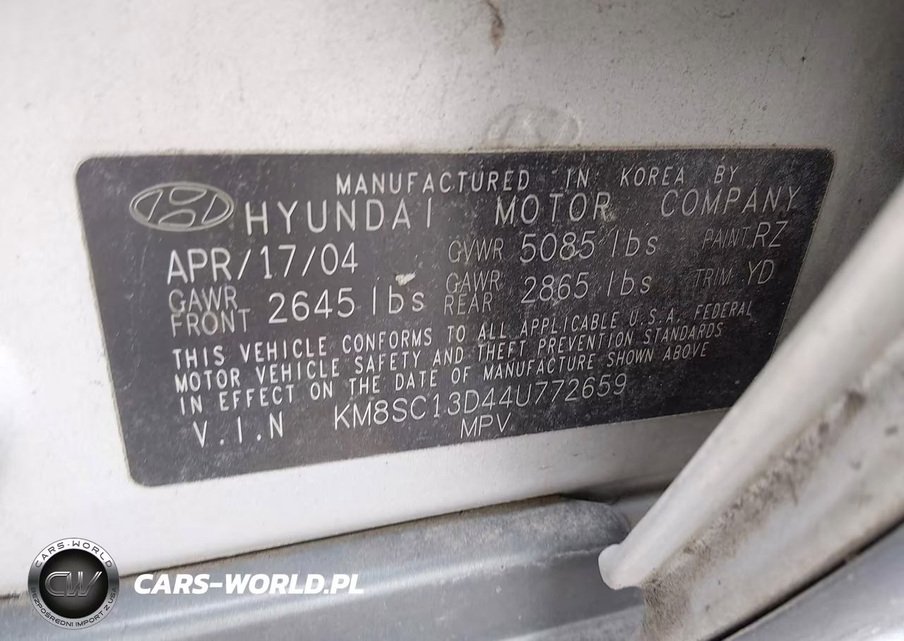 2004 Hyundai Santa Fe Gls VIN:KM8SC13D44U772659 - 9