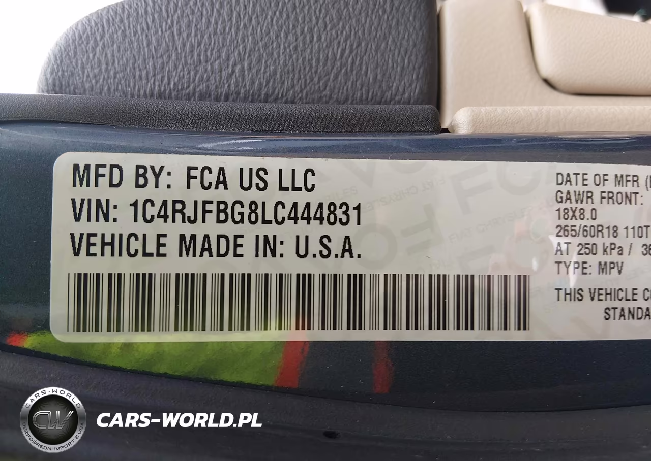 2020 Jeep Grand Cherokee Limited 4X4 VIN:1C4RJFBG8LC444831 - 9