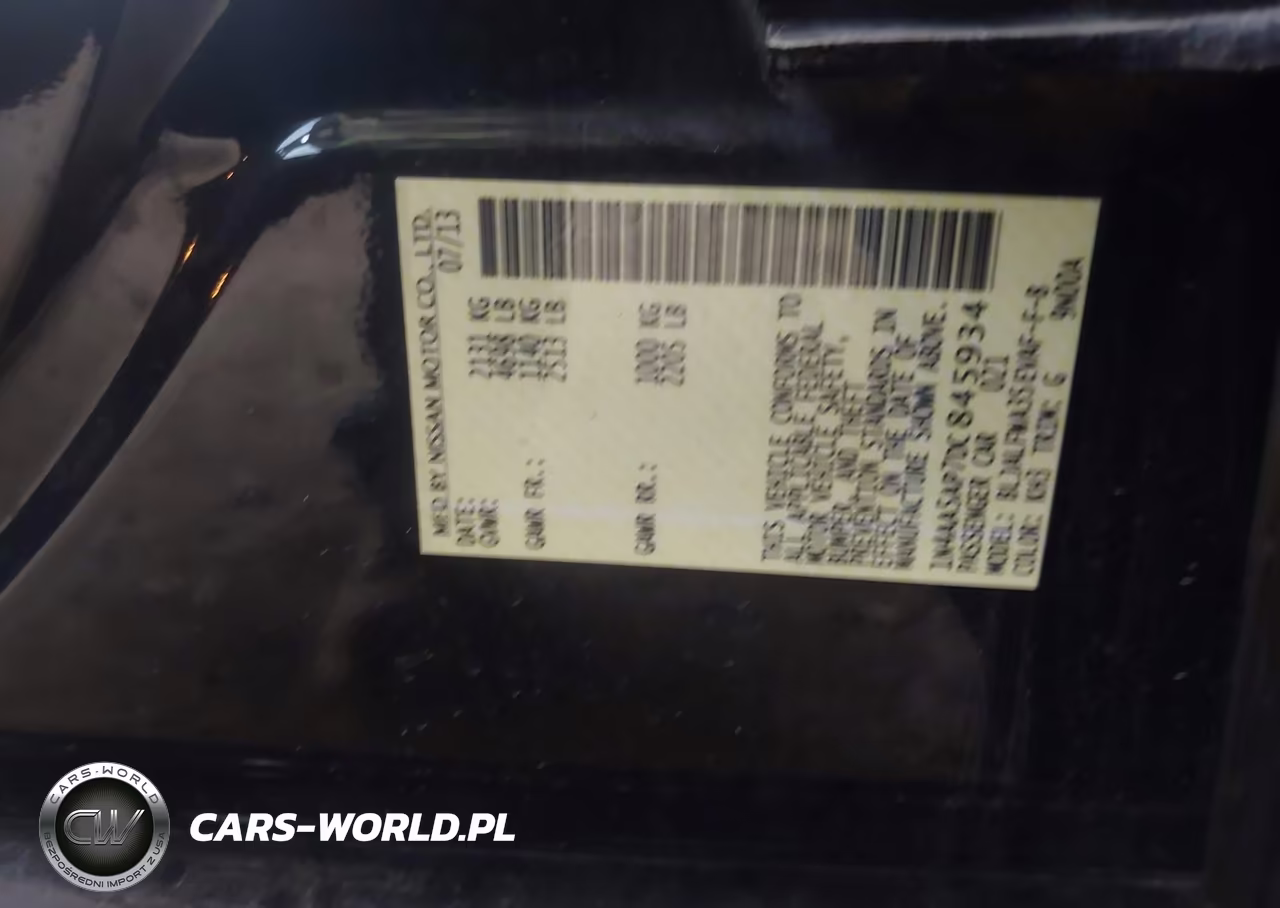 2013 Nissan Maxima S VIN:1N4AA5AP7DC845934 - 9