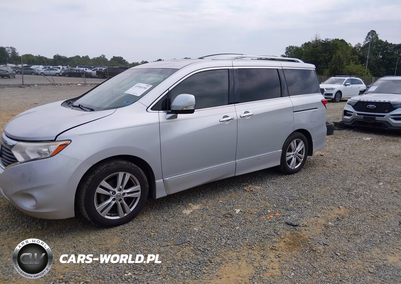 2014 Nissan Quest Sl VIN:JN8AE2KP2E9102774 - 2