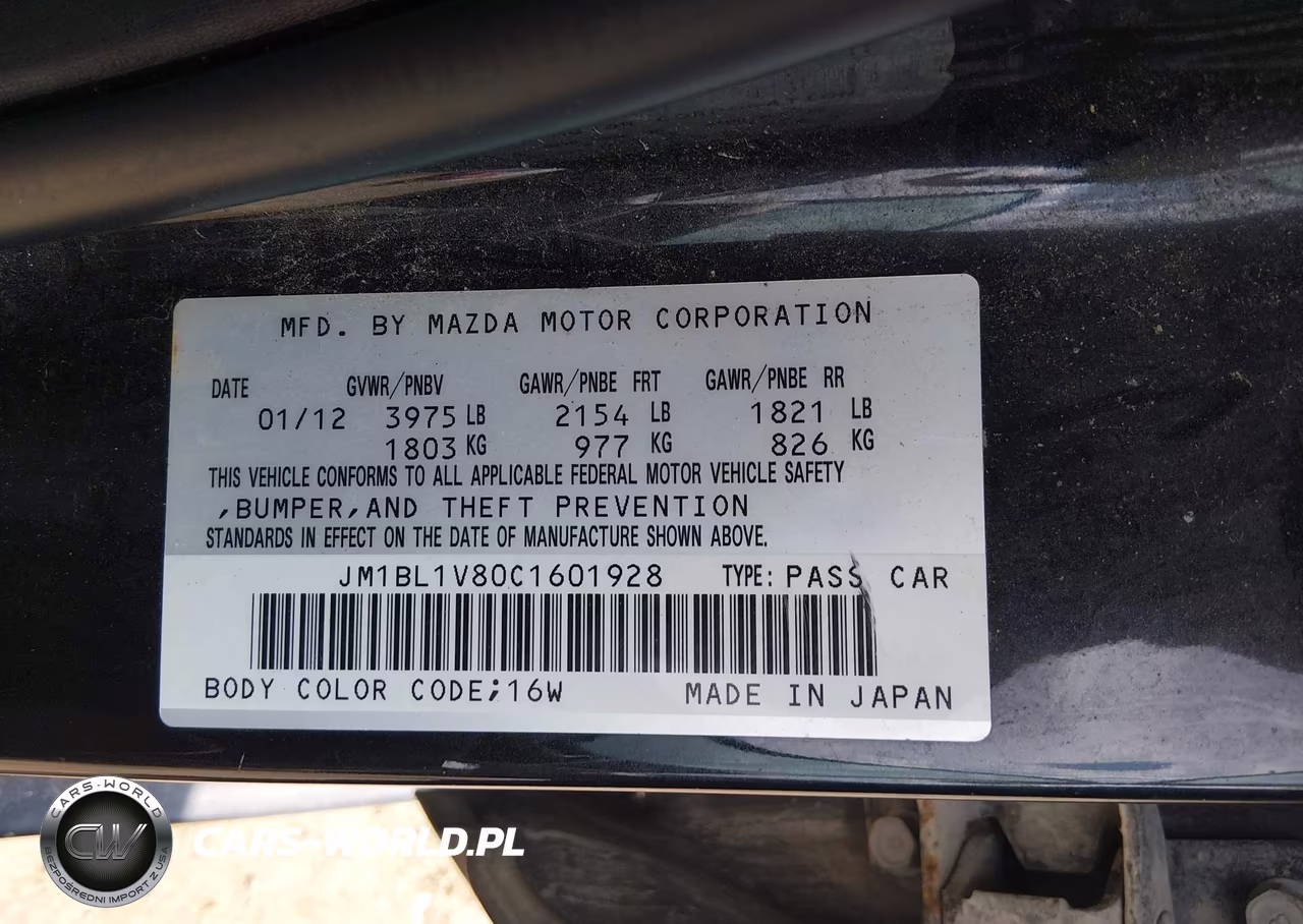 2012 Mazda Mazda3 I Touring VIN:JM1BL1V80C1601928 - 9