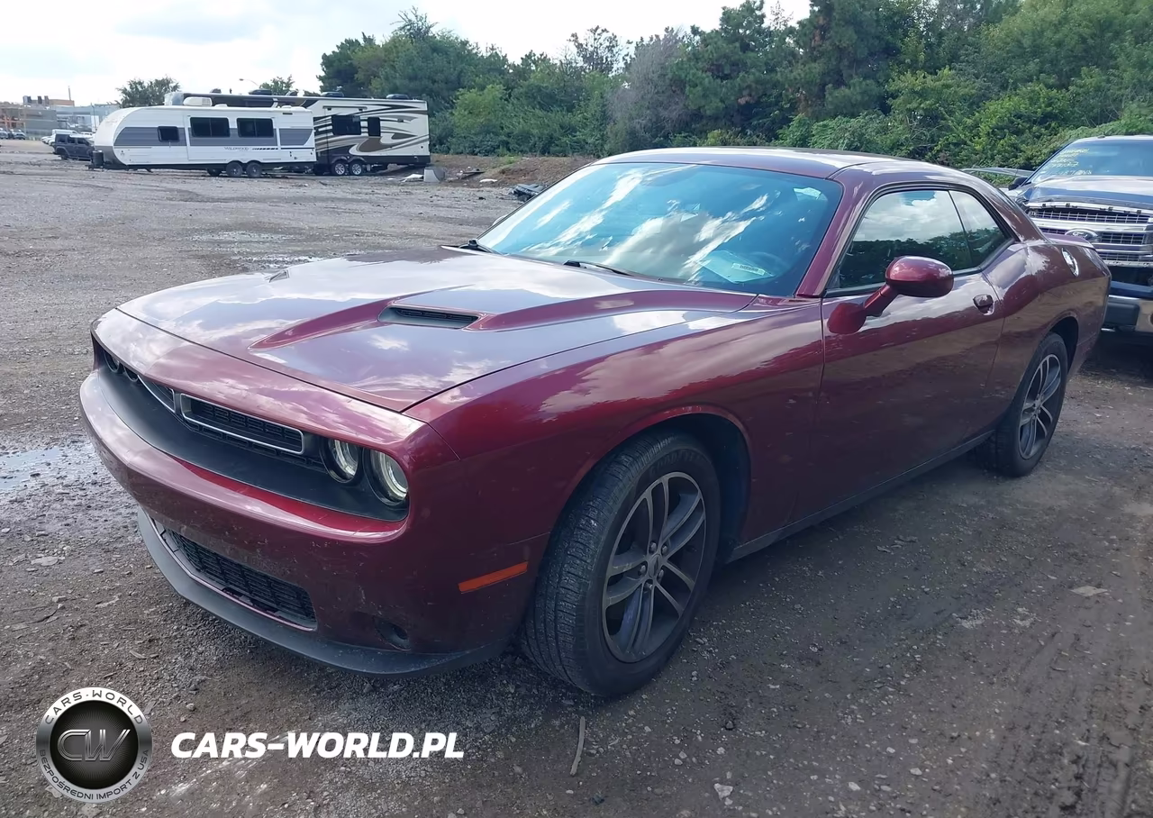 2019 Dodge Challenger Sxt Awd VIN:2C3CDZGG6KH690378 - 2