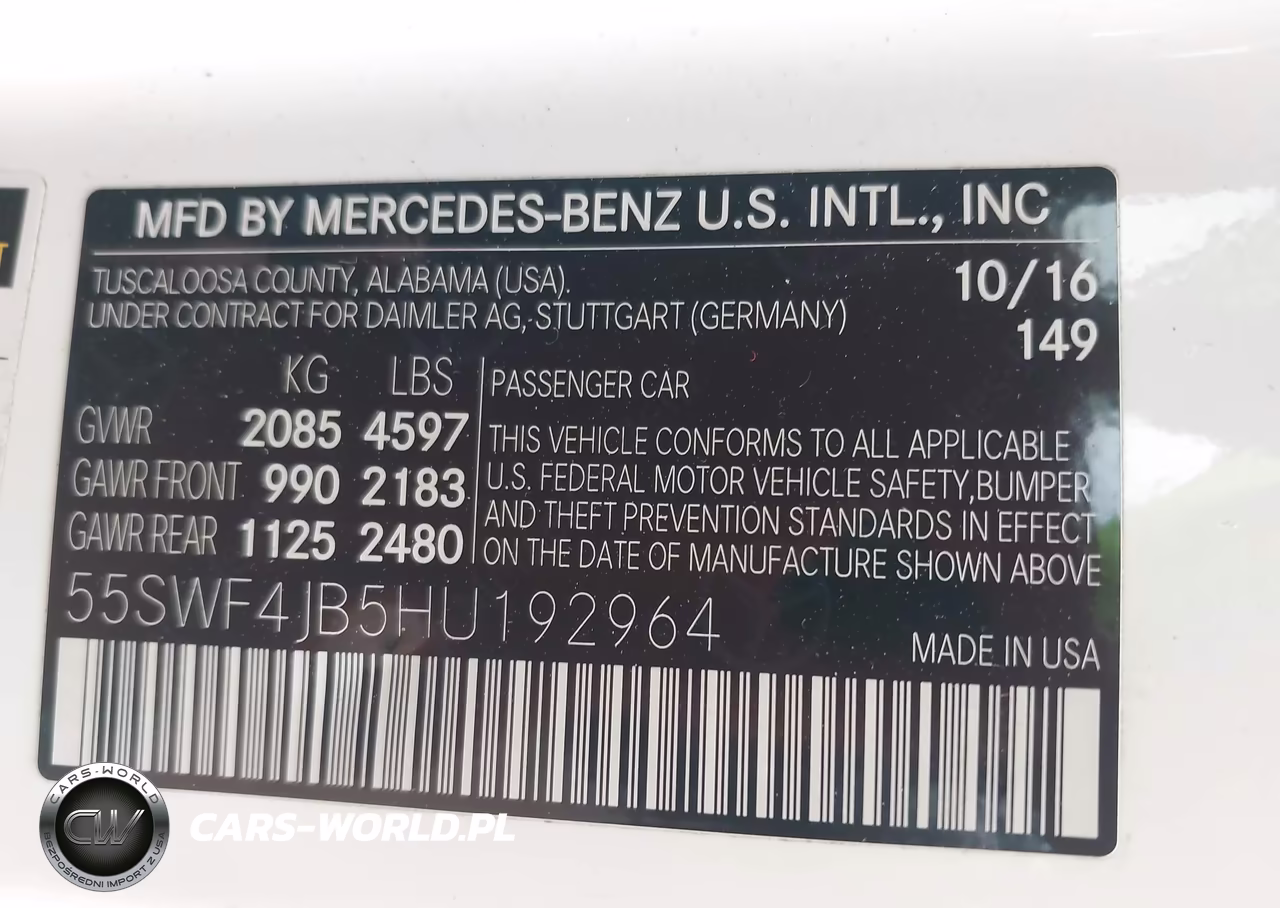 2017 Mercedes-Benz C 300 VIN:55SWF4JB5HU192964 - 9