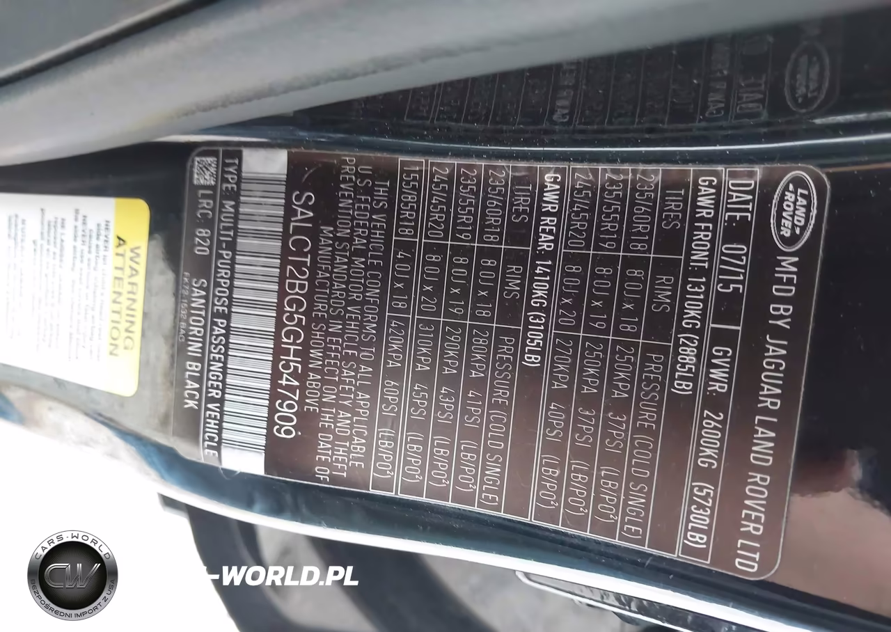 2016 Land Rover Discovery Sport Hse Lux VIN:SALCT2BG5GH547909 - 9