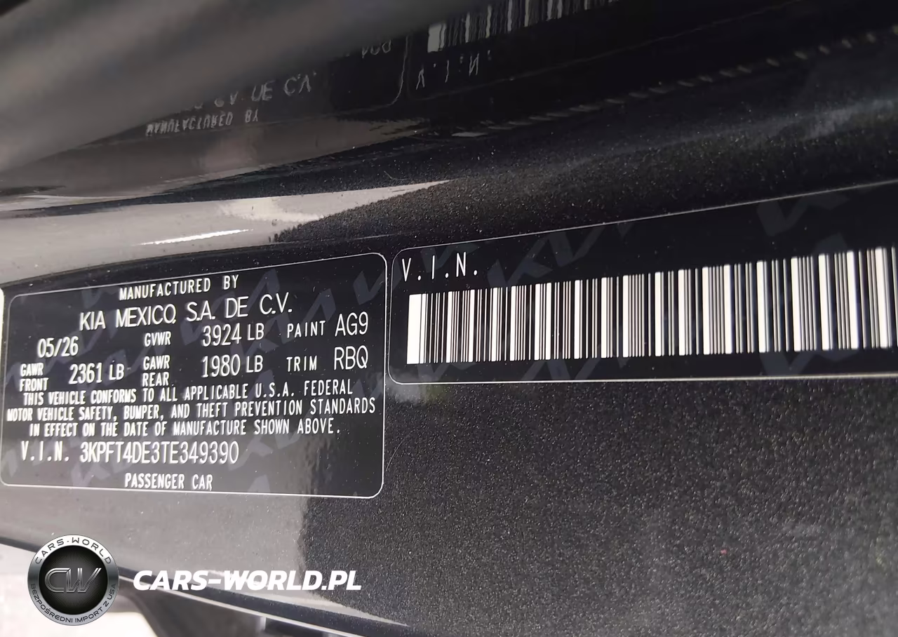 2026 Kia K4 Lx VIN:3KPFT4DE3TE349390 - 9