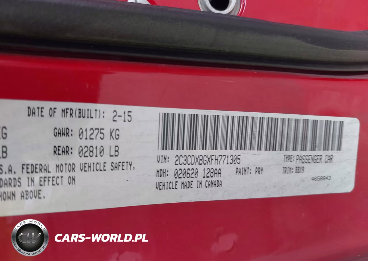2015 Dodge Charger Se VIN:2C3CDXBGXFH771305 - 9