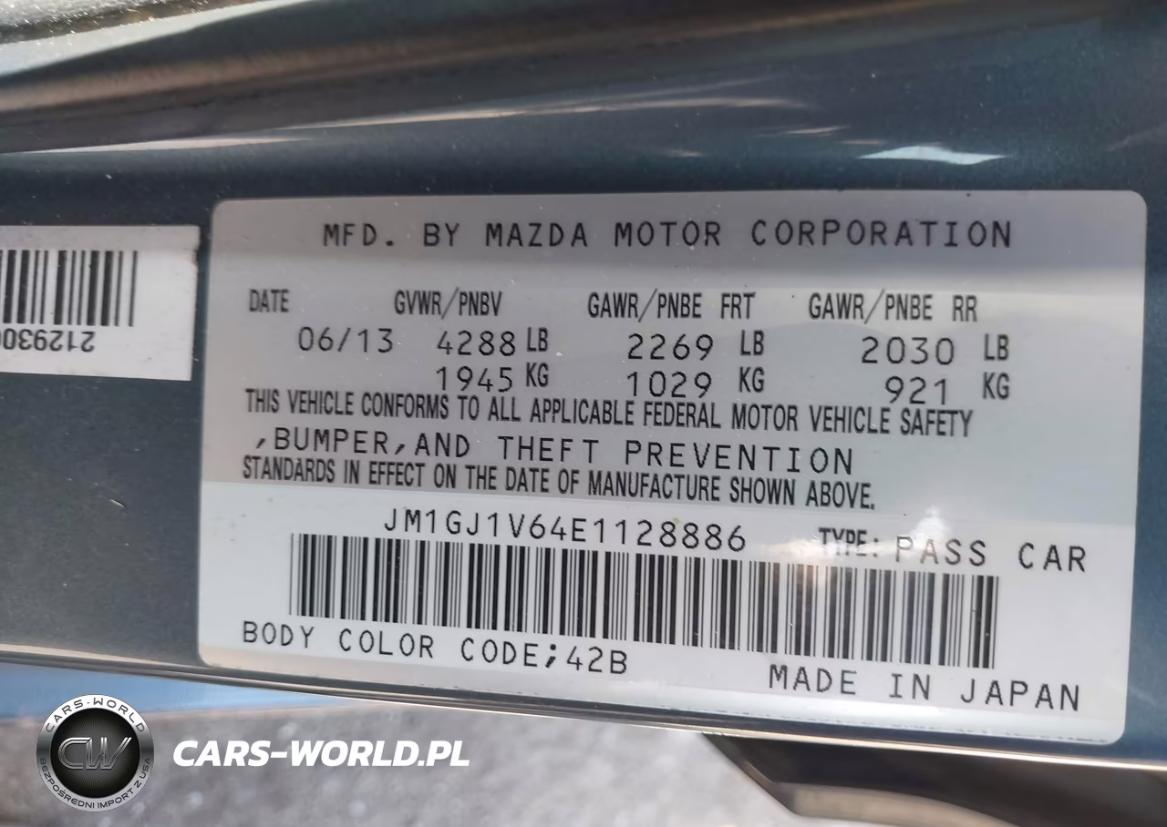 2014 Mazda Mazda6 I Touring VIN:JM1GJ1V64E1128886 - 9