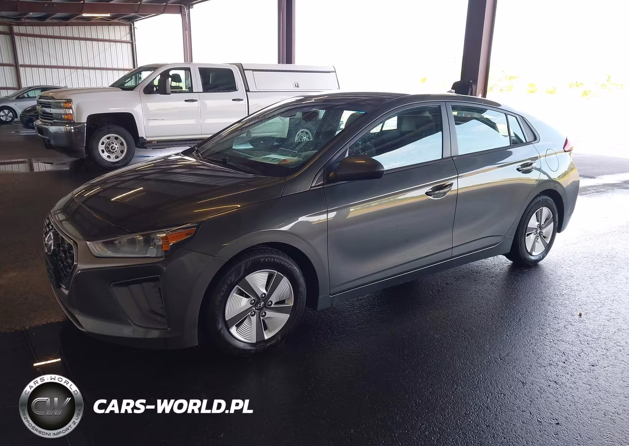 2021 Hyundai Ioniq Hybrid Blue VIN:KMHC65LC0MU247334 - 2