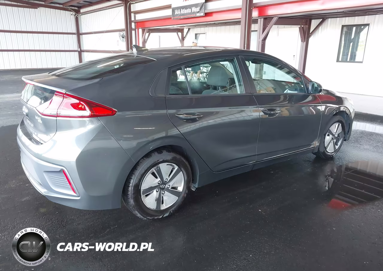 2021 Hyundai Ioniq Hybrid Blue VIN:KMHC65LC0MU247334 - 4