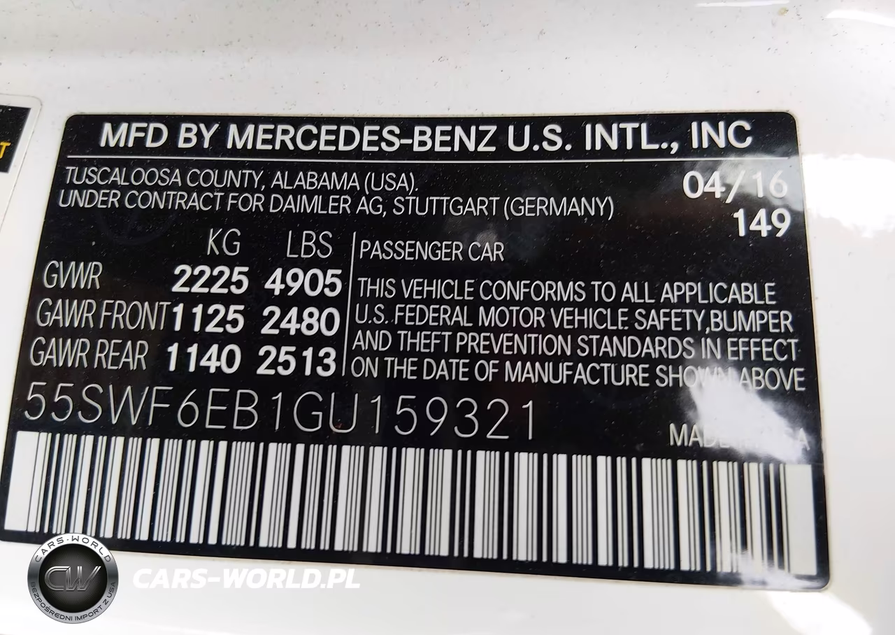 2016 Mercedes-Benz C 450 Amg 4Matic VIN:55SWF6EB1GU159321 - 9