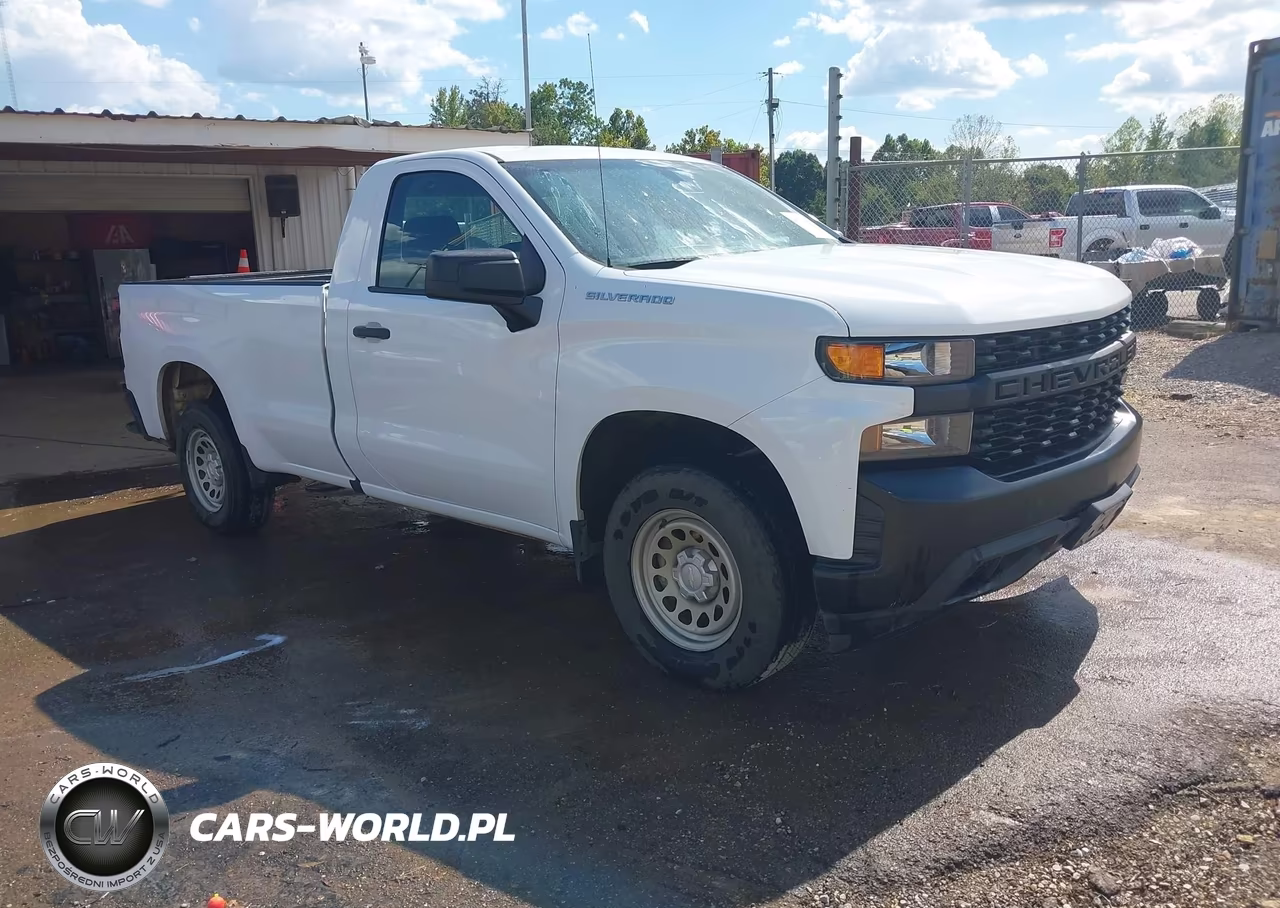2021 Chevrolet Silverado 1500 2Wd Long Bed Wt VIN:3GCNWAEH3MG341807 - 1