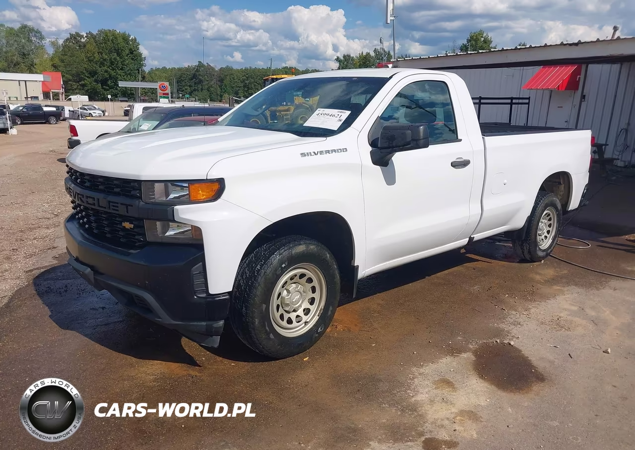 2021 Chevrolet Silverado 1500 2Wd Long Bed Wt VIN:3GCNWAEH3MG341807 - 2