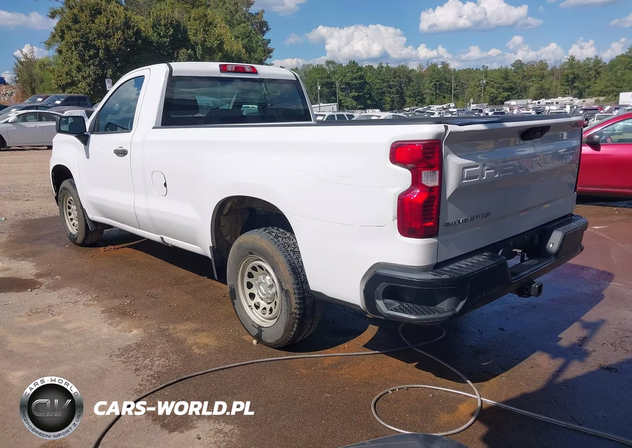 2021 Chevrolet Silverado 1500 2Wd Long Bed Wt VIN:3GCNWAEH3MG341807 - 3