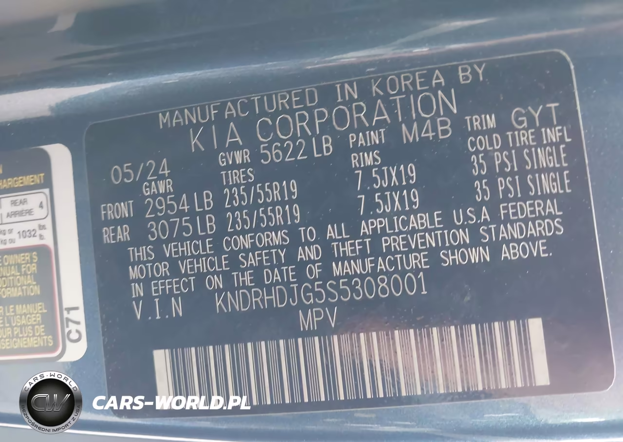 2025 Kia Sorento Hybrid Ex VIN:KNDRHDJG5S5308001 - 9
