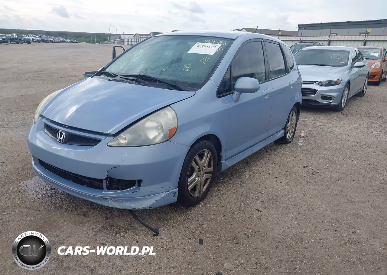 2008 Honda Fit Sport VIN:JHMGD38678S037221 - 2