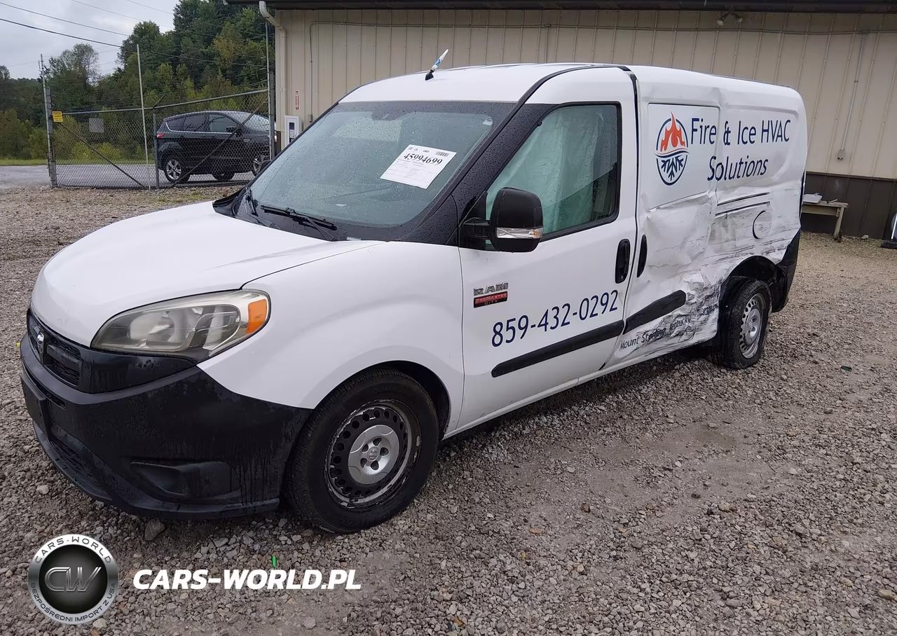 2017 Ram Promaster City Tradesman VIN:ZFBERFAB6H6E22576 - 2