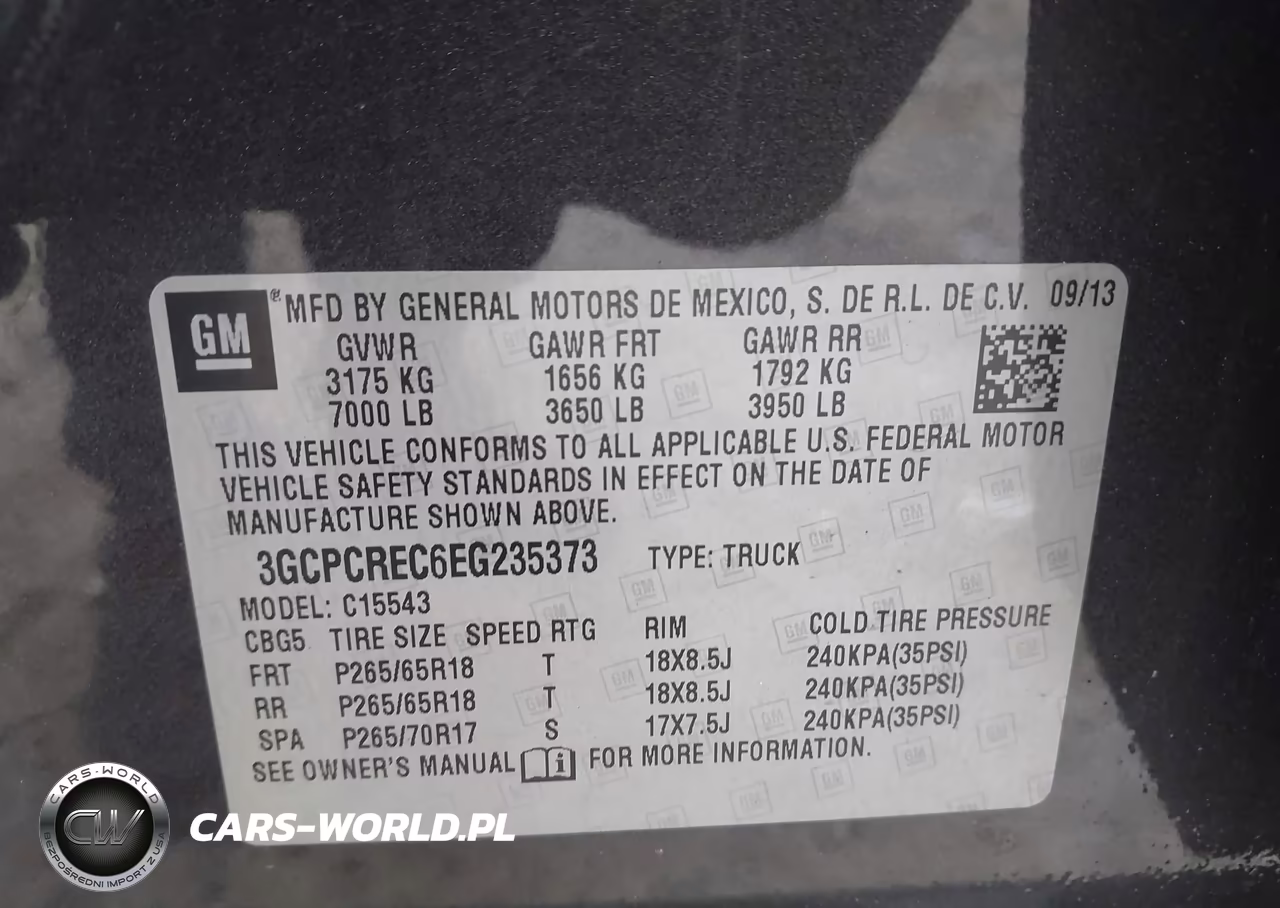2014 Chevrolet Silverado 1500 1Lt VIN:3GCPCREC6EG235373 - 9