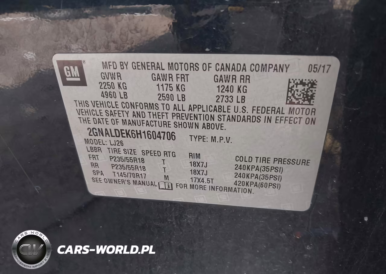 2017 Chevrolet Equinox Premier VIN:2GNALDEK6H1604706 - 9