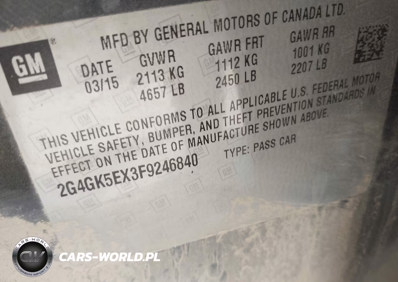 2015 Buick Regal Turbo VIN:2G4GK5EX3F9246840 - 9
