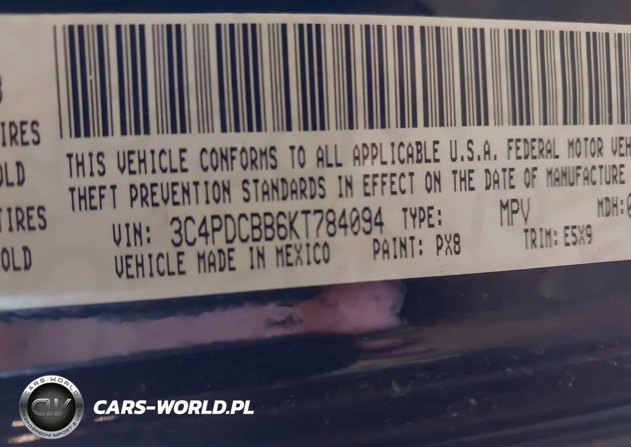 2019 Dodge Journey Se VIN:3C4PDCBB6KT784094 - 9