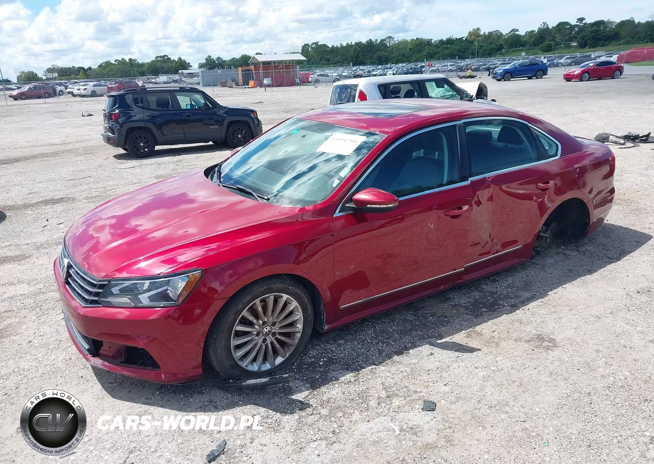 2016 Volkswagen Passat 1.8T Se VIN:1VWBT7A36GC018655 - 2