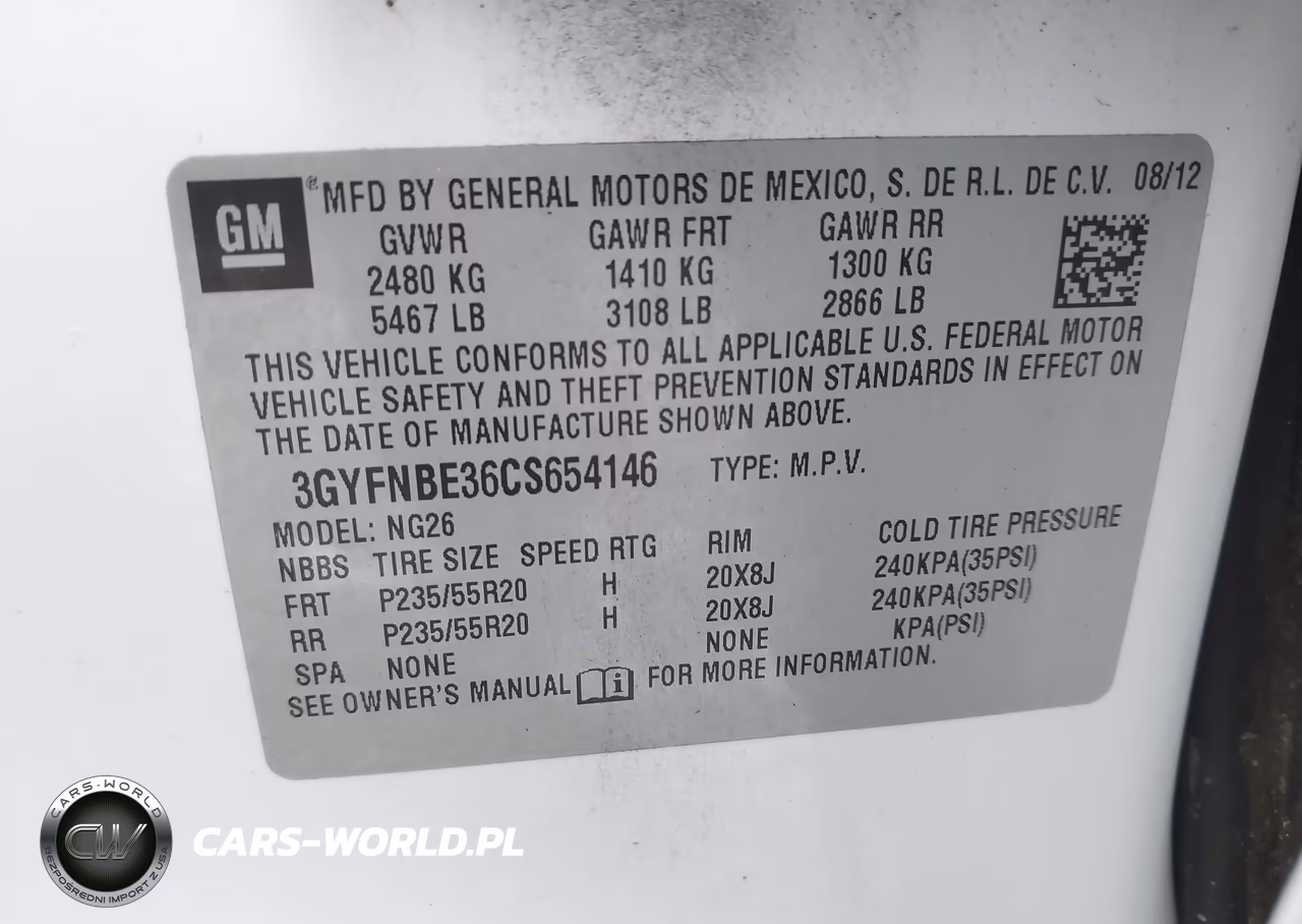 2012 Cadillac Srx Performance Collection VIN:3GYFNBE36CS654146 - 9