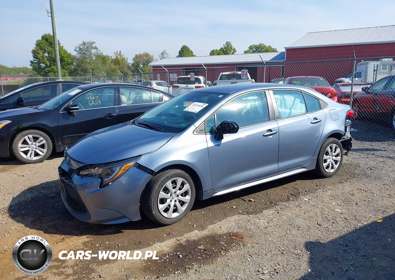 2021 Toyota Corolla Le VIN:5YFEPMAE8MP162800 - 2