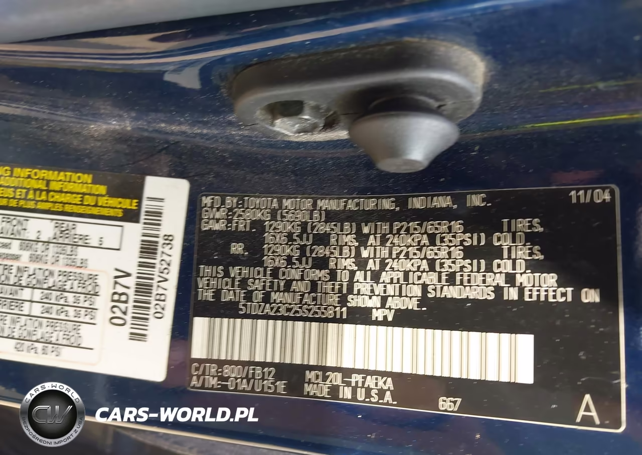 2005 Toyota Sienna Le VIN:5TDZA23C25S255811 - 9