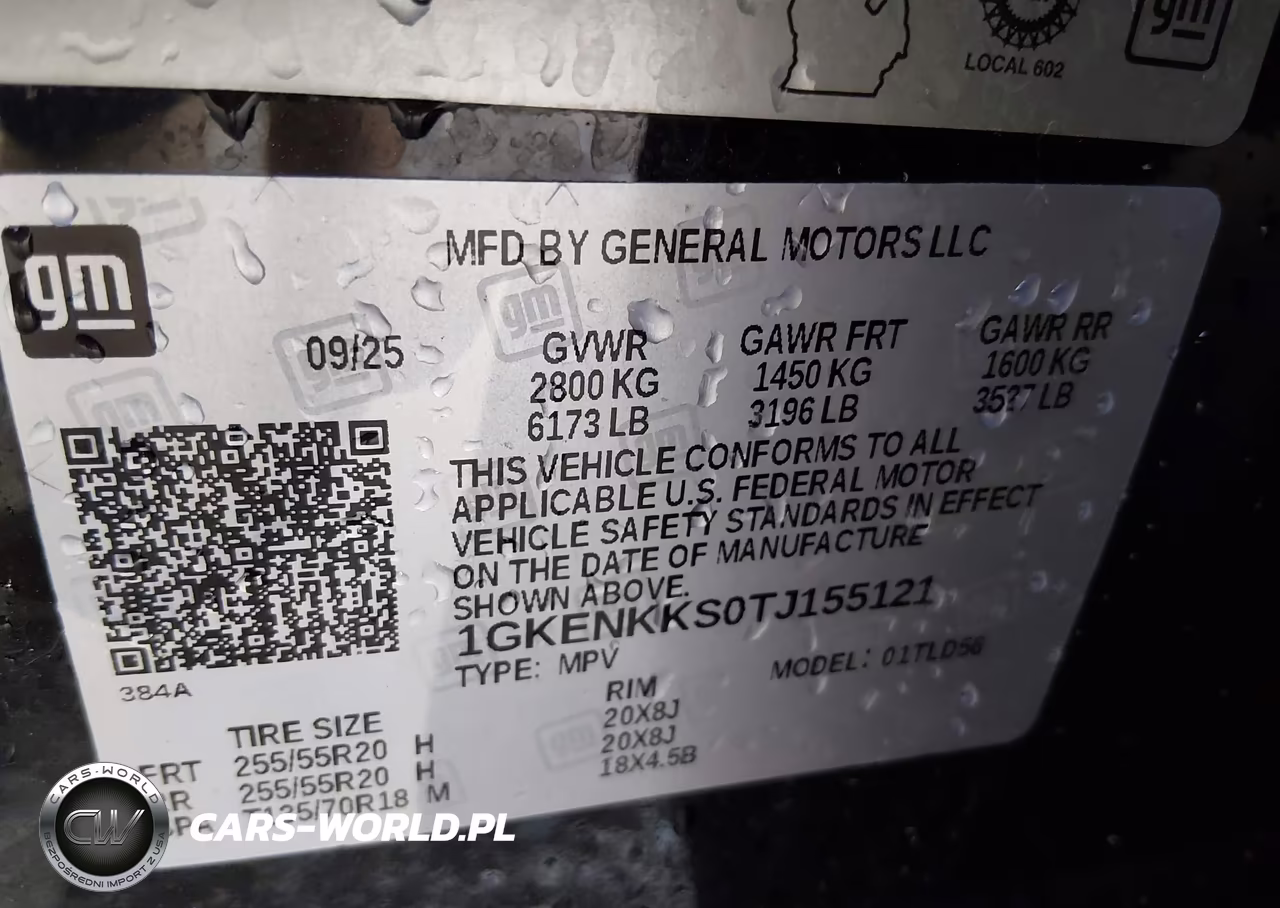 2026 GMC Acadia Elevation Fwd VIN:1GKENKKS0TJ155121 - 9