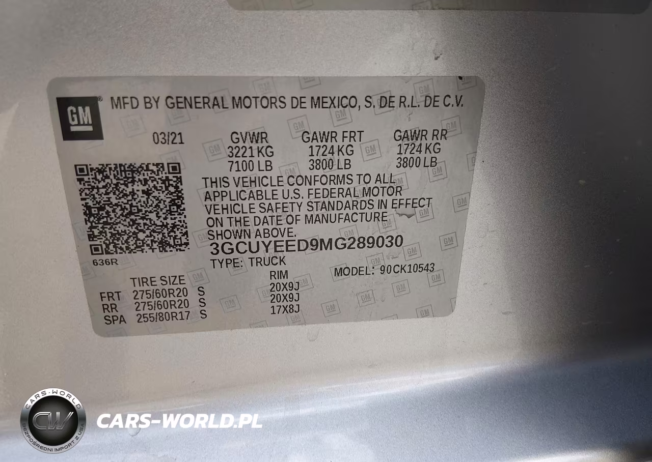 2021 Chevrolet Silverado 1500 4Wd Short Bed Rst VIN:3GCUYEED9MG289030 - 9
