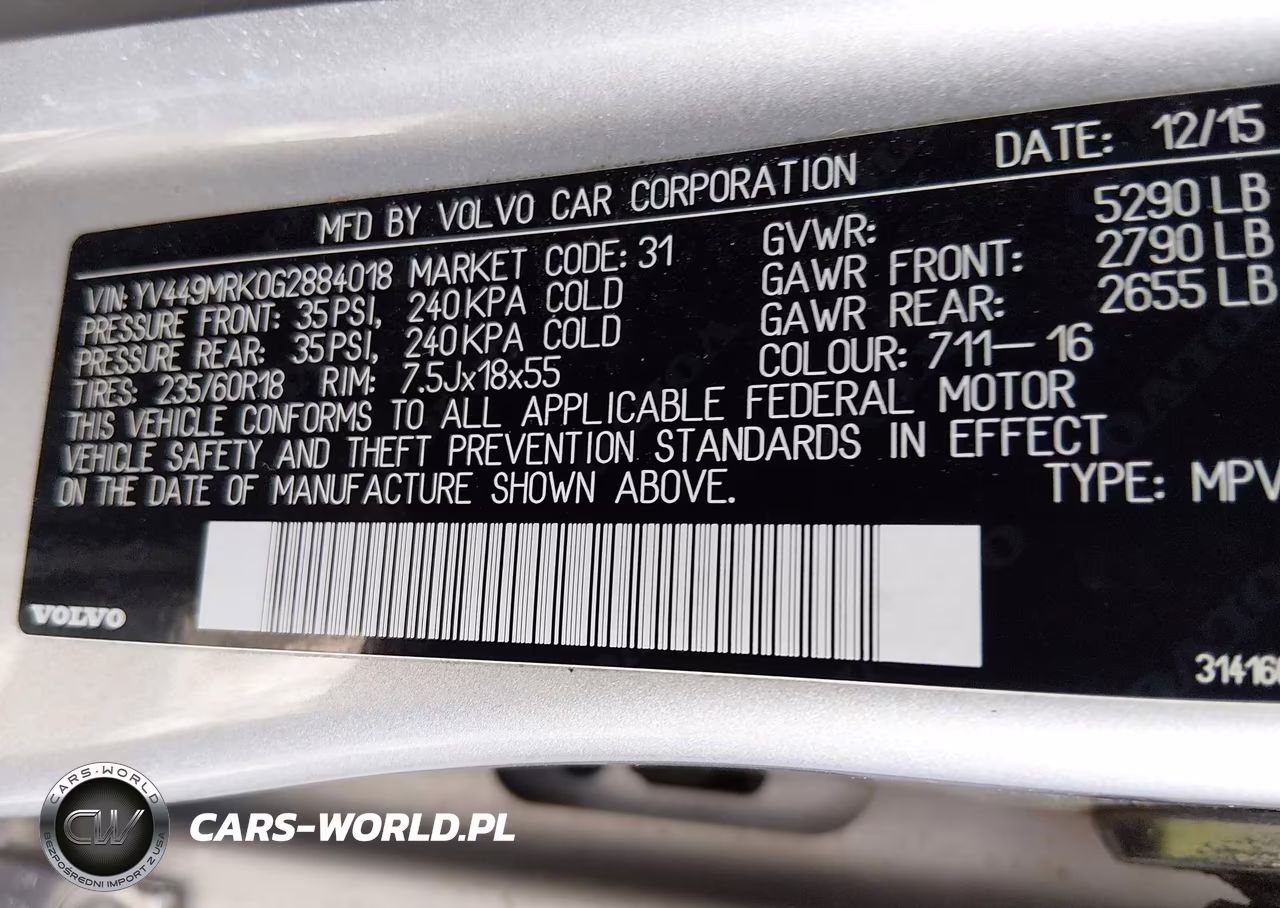 2016 Volvo Xc60 T6 Drive-E VIN:YV449MRK0G2884018 - 9