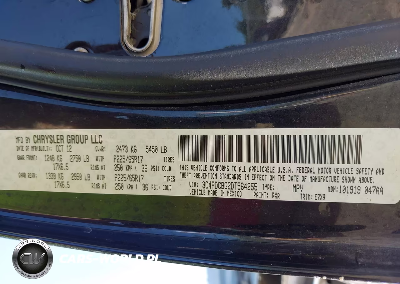 2013 Dodge Journey Sxt VIN:3C4PDCBG2DT564255 - 9