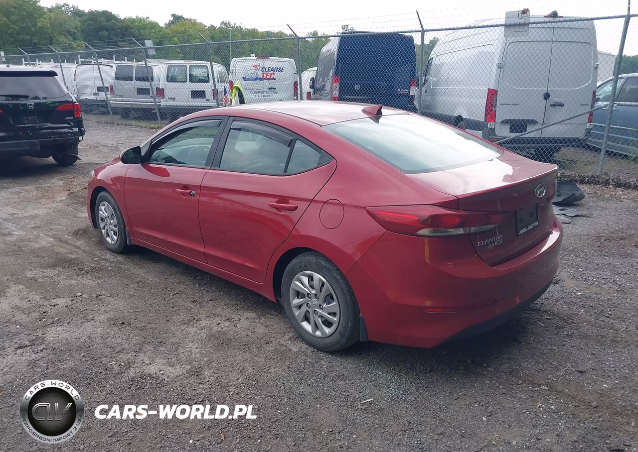 2017 Hyundai Elantra Se VIN:KMHD74LFXHU367556 - 3