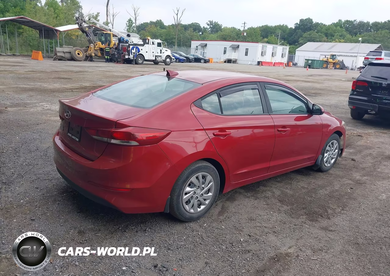 2017 Hyundai Elantra Se VIN:KMHD74LFXHU367556 - 4