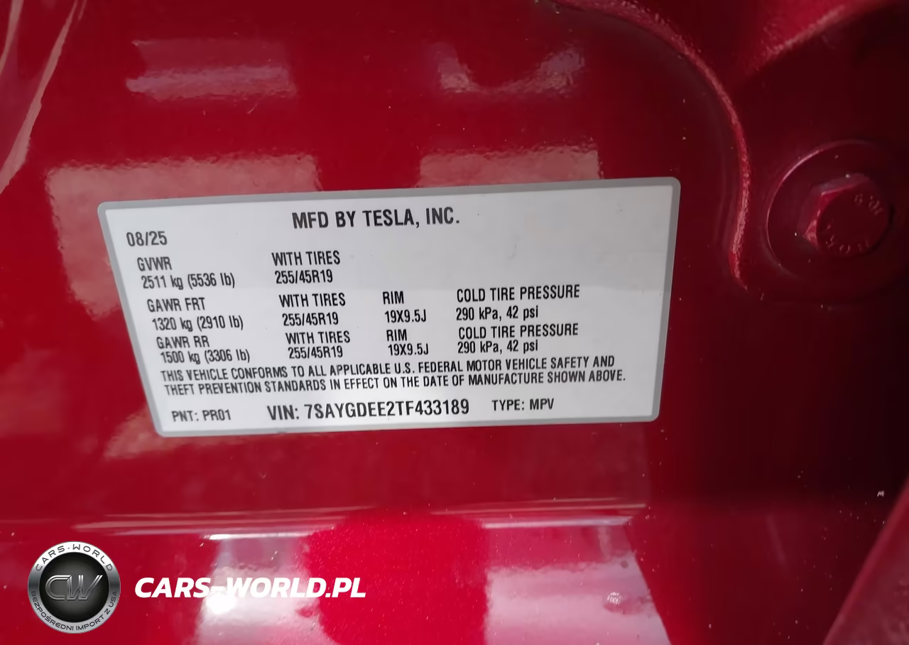 2026 Tesla Model Y All-Wheel Drive-Long Range Launch Series-Premium All-Wheel Drive VIN:7SAYGDEE2TF433189 - 9