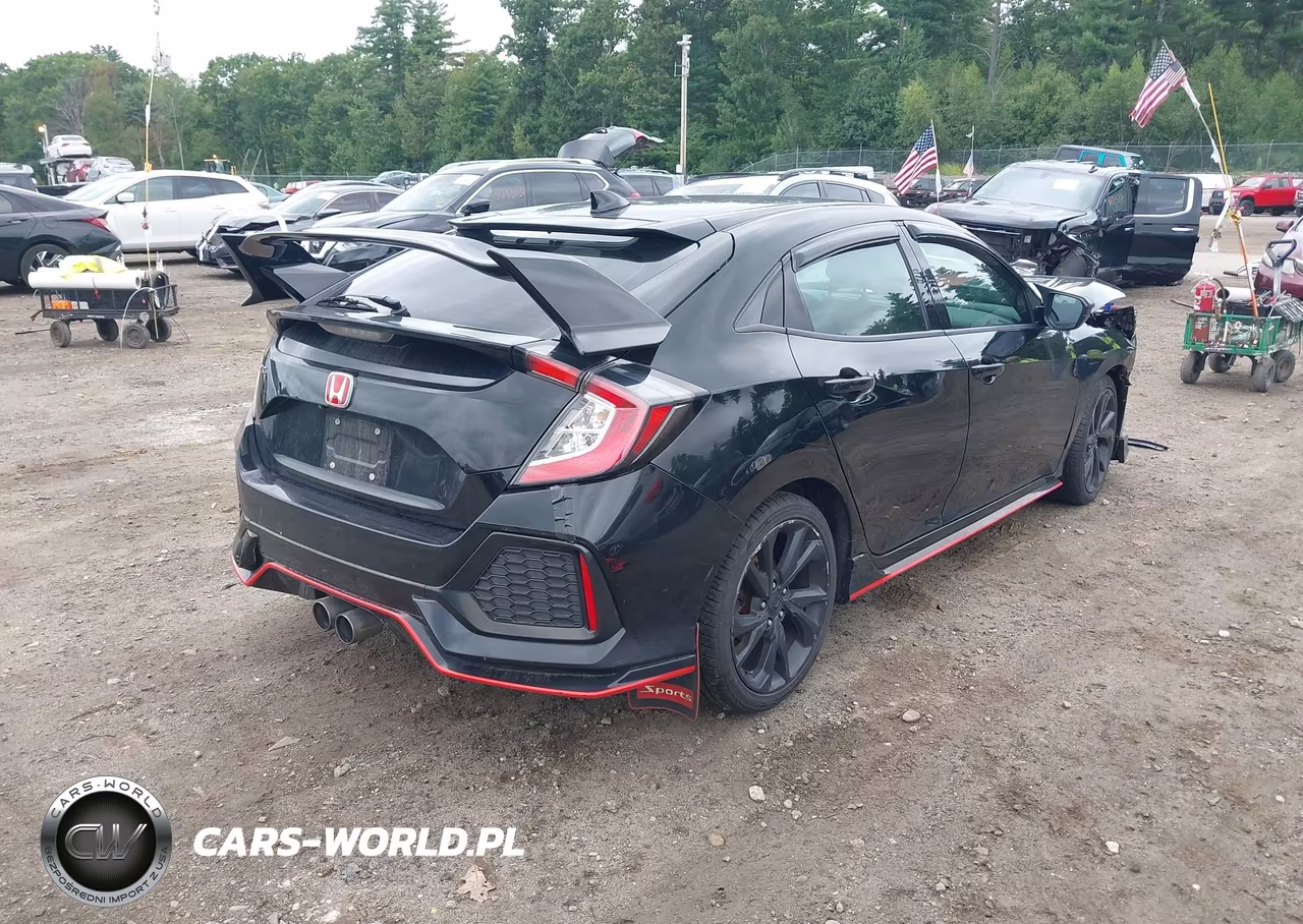 2018 Honda Civic Sport VIN:SHHFK7H41JU408111 - 4