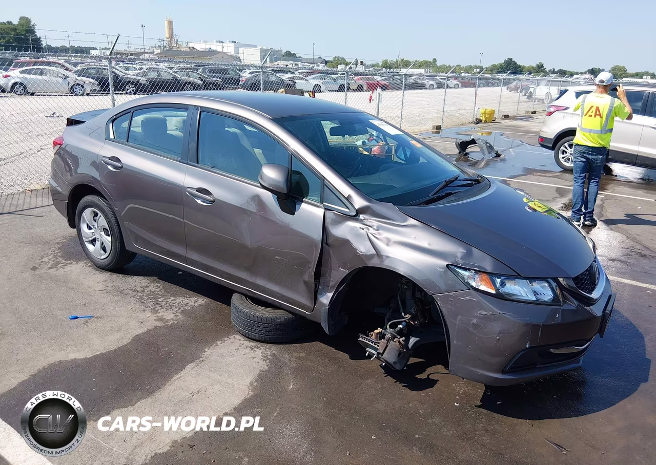 2013 Honda Civic Lx VIN:19XFB2F57DE095320 - 1