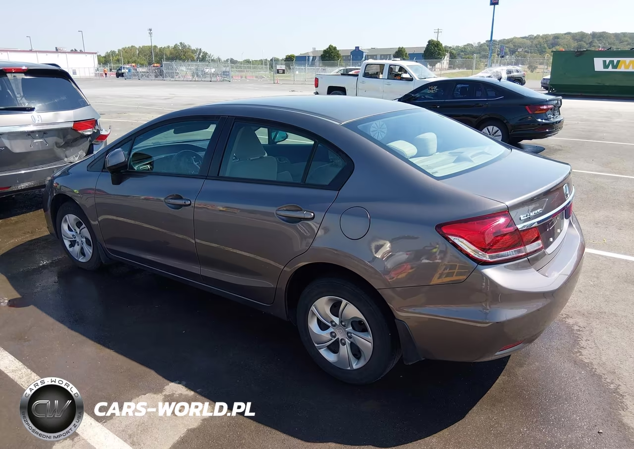 2013 Honda Civic Lx VIN:19XFB2F57DE095320 - 3