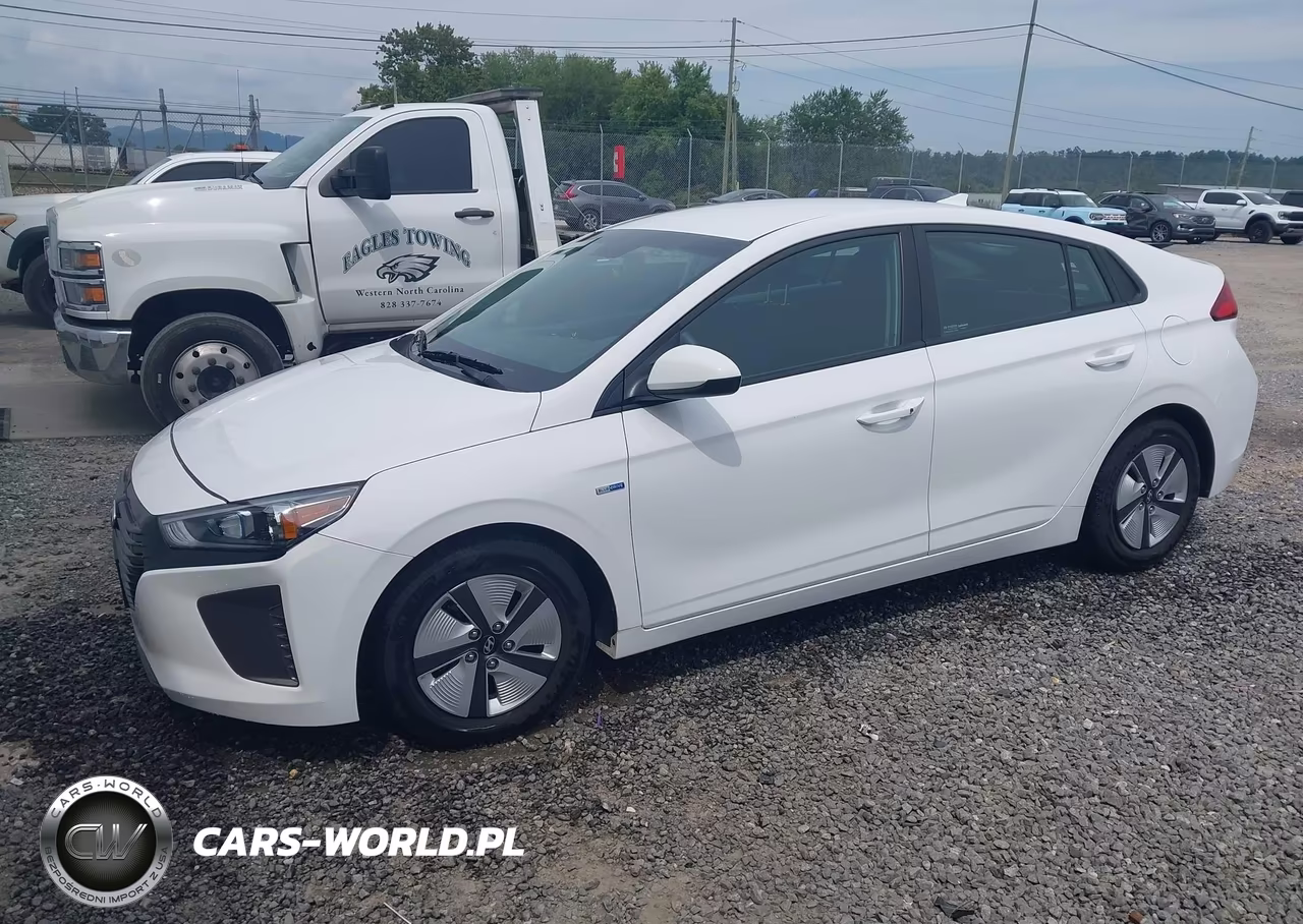 2018 Hyundai Ioniq Hybrid Blue VIN:KMHC65LC7JU076206 - 2