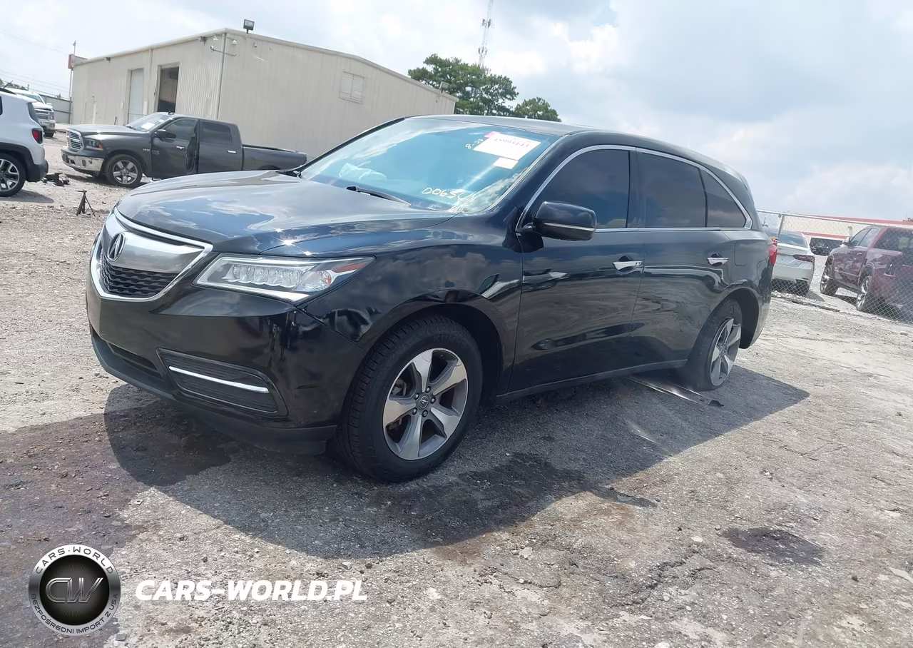 2014 Acura Mdx VIN:5FRYD3H25EB006561 - 2