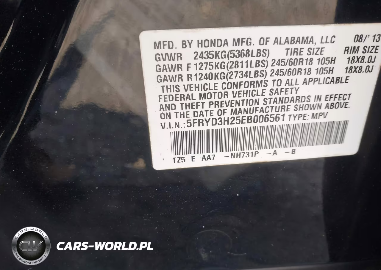 2014 Acura Mdx VIN:5FRYD3H25EB006561 - 9