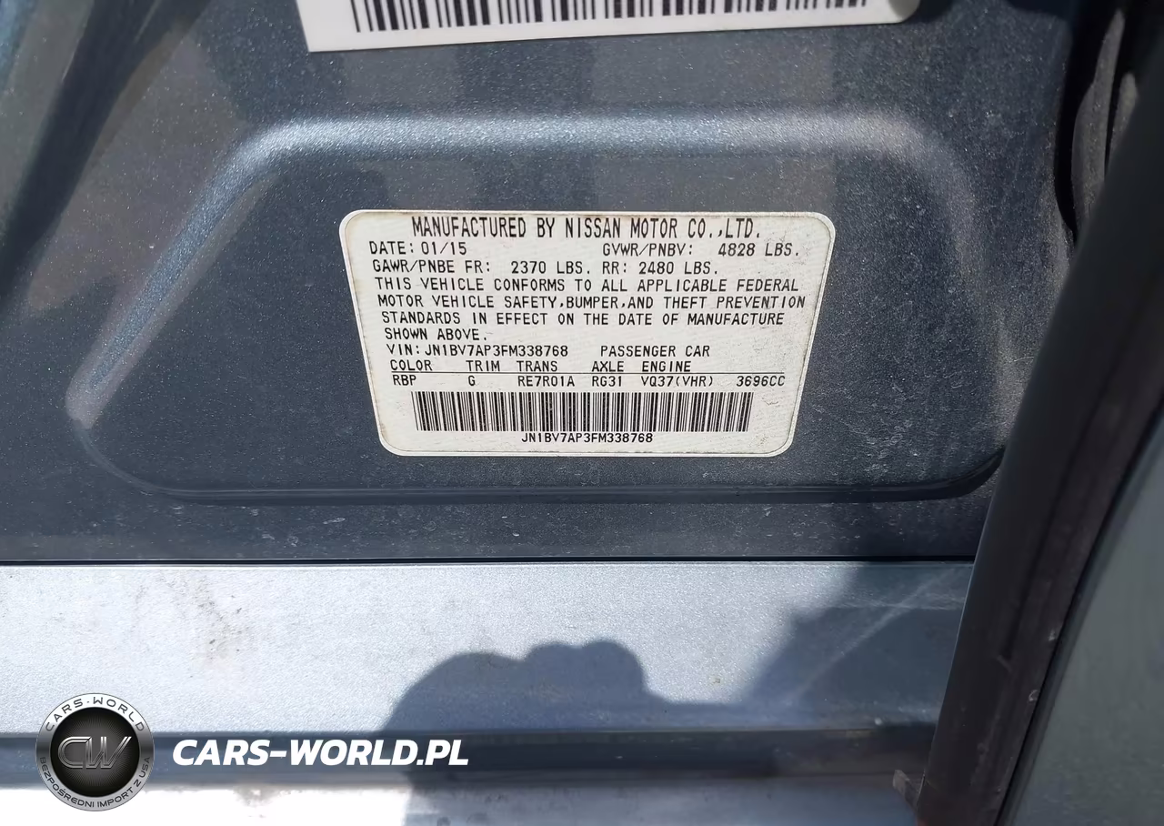 2015 Infiniti Q50 Premium VIN:JN1BV7AP3FM338768 - 9