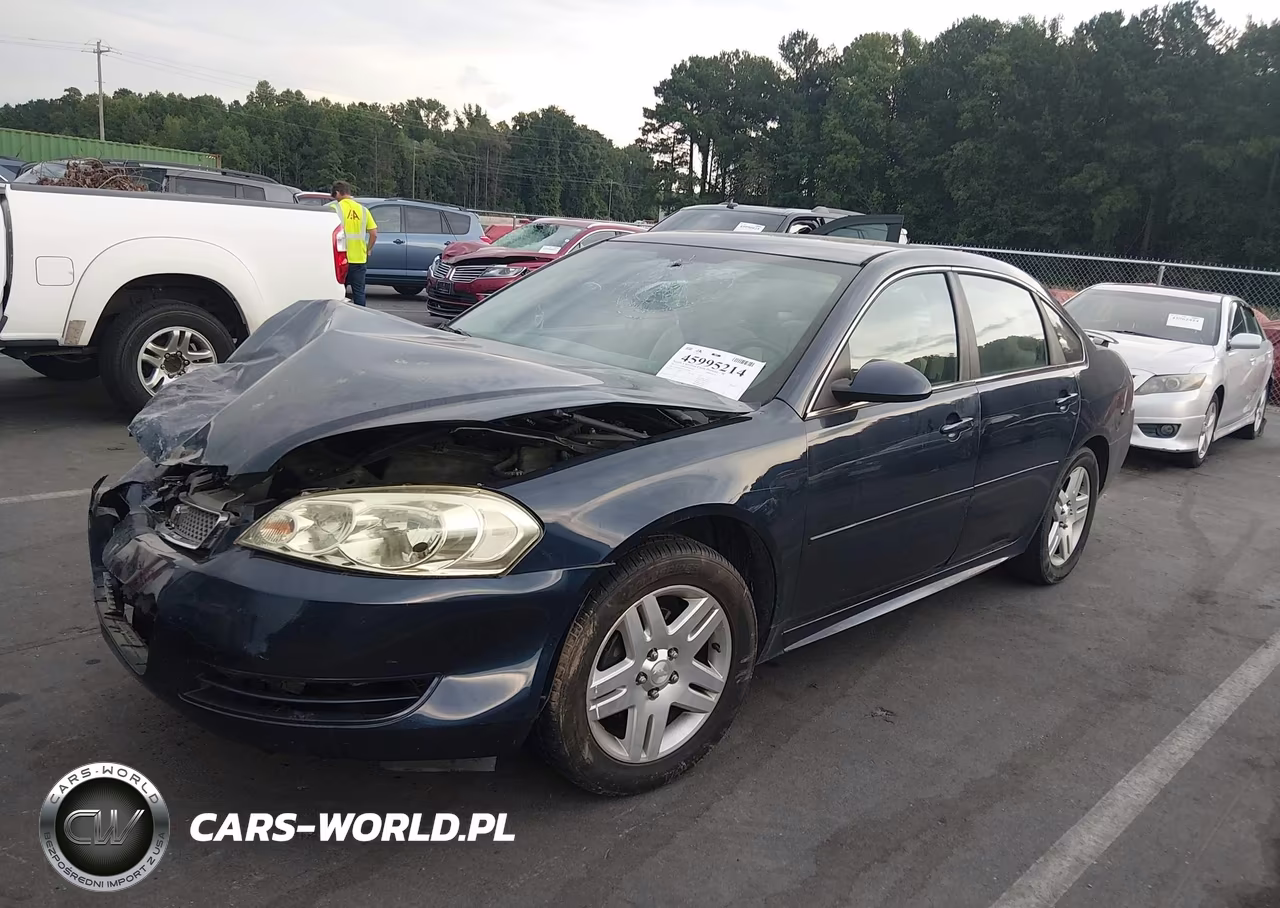 2012 Chevrolet Impala Lt VIN:2G1WB5E30C1187603 - 2