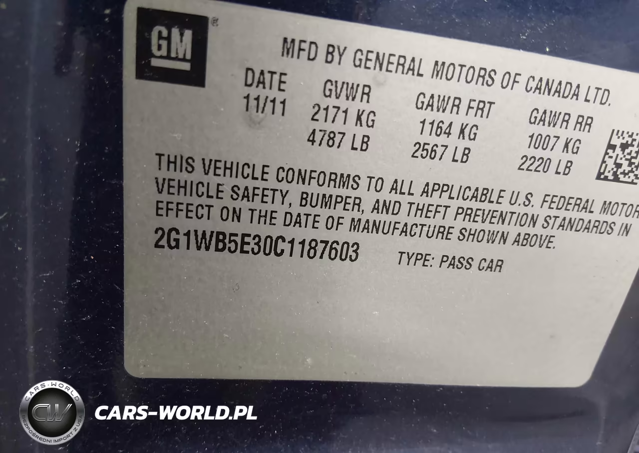 2012 Chevrolet Impala Lt VIN:2G1WB5E30C1187603 - 9