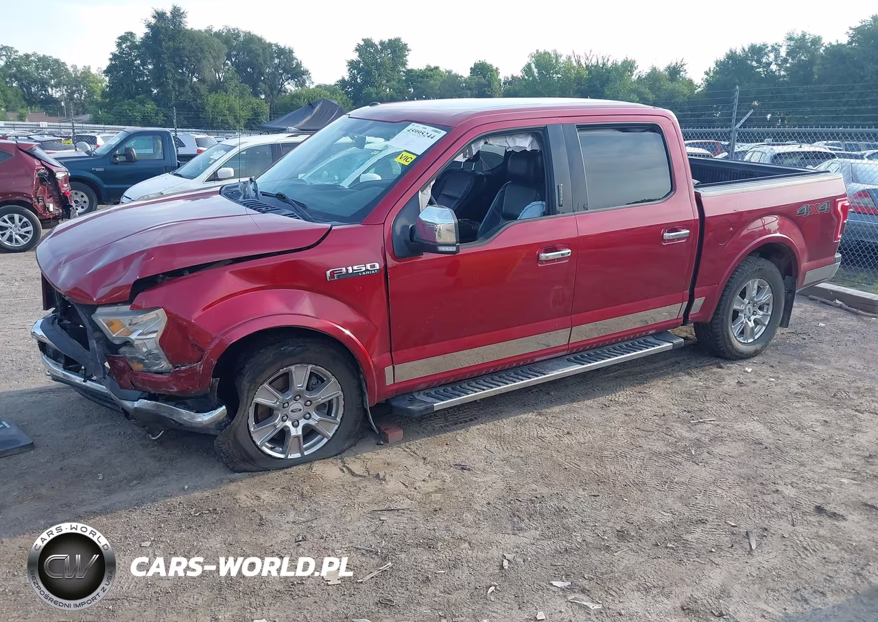 2017 Ford F-150 Lariat VIN:1FTEW1EF7HKD91980 - 2