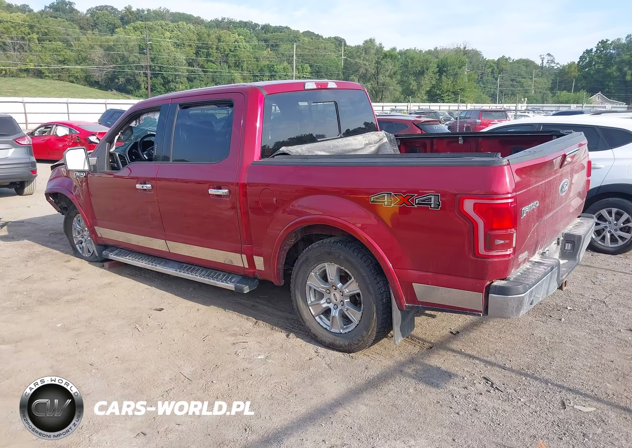 2017 Ford F-150 Lariat VIN:1FTEW1EF7HKD91980 - 3