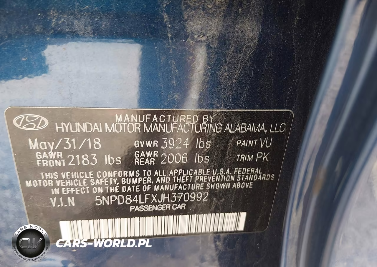 2018 Hyundai Elantra Value Edition VIN:5NPD84LFXJH370992 - 9